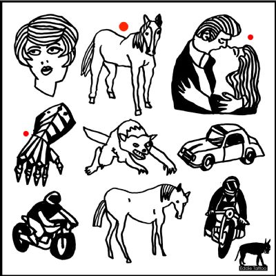 moto lupo cavallo auto mano ferrata armata testa donna bacio kiss amanti  moto lupo cavallo auto mano ferrata armata testa donna bacio kiss amanti 