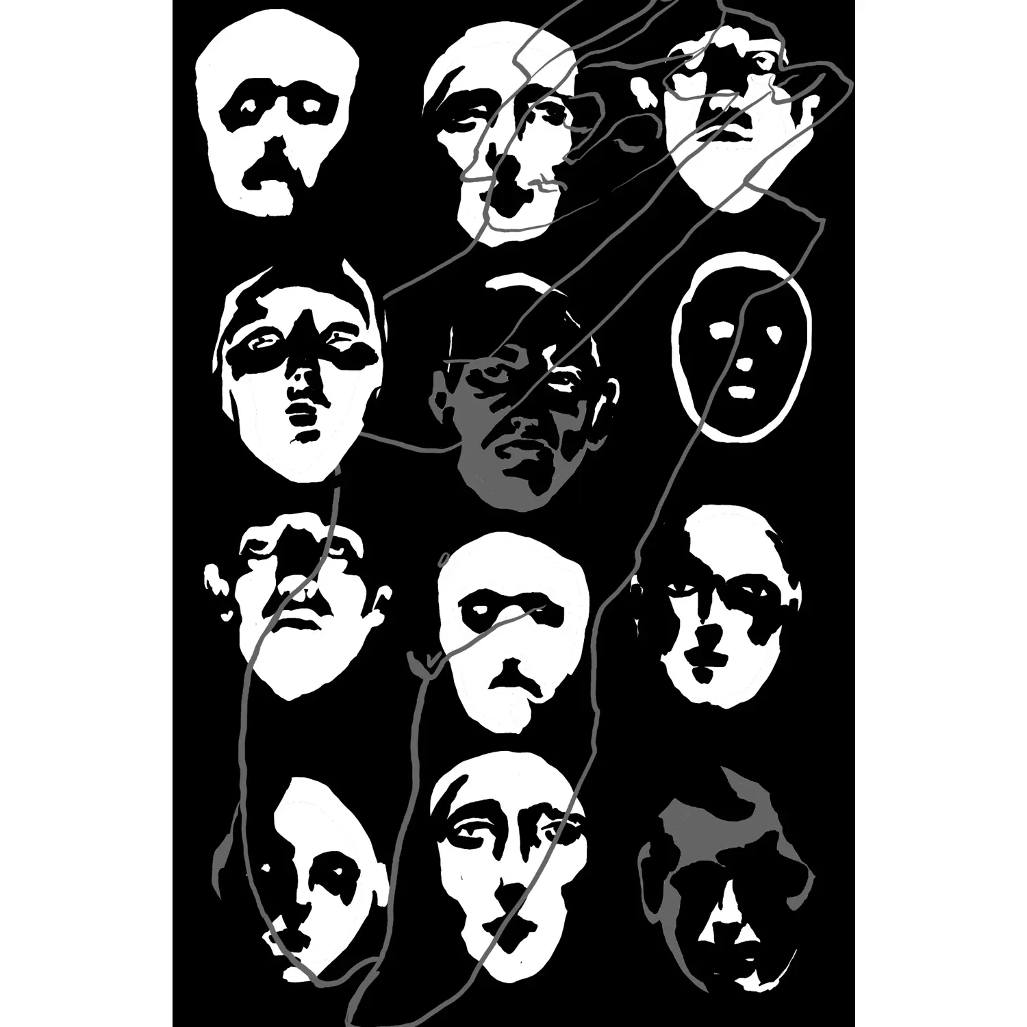 Tavola Orologi 2 per «Il cuore della notte» di Silvia Andreoli (LUISS University Press), illustrazione di Eddie — S.R.G.