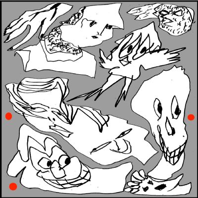 distortion head clown tattoo brescia calimero hand  distortion head clown tattoo brescia calimero hand 