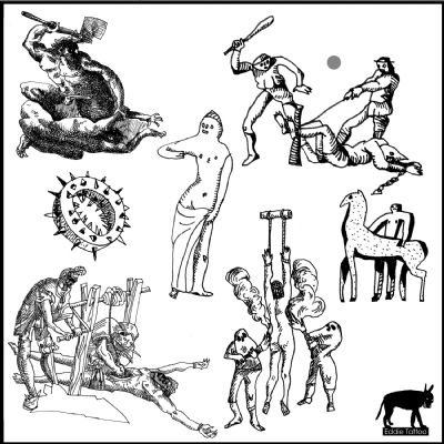 torture pestaggio tatuaggio cavallo ruota chiodata torture pestaggio tatuaggio cavallo ruota chiodata